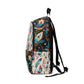 Ethereal Feathers Unisex Fabric Backpack