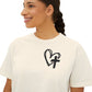 Faith and Floral Cross Women's Comfort Colors Boxy Tee