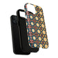 Celestial Spice Tiling Colorful Tough Magnetic iPhone Case, Unique iPhone Cover, Artistic Mobile Shell, Durable Design Accessory, Trendy Gift Idea, MagSafe® iPhone Case.