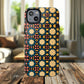 Celestial Spice Tiling Colorful Tough Magnetic iPhone Case, Unique iPhone Cover, Artistic Mobile Shell, Durable Design Accessory, Trendy Gift Idea, MagSafe® iPhone Case.