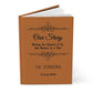 Personalized Hardcover Journal — “Our Story: Writing the Chapters of Us” Custom Memory Book
