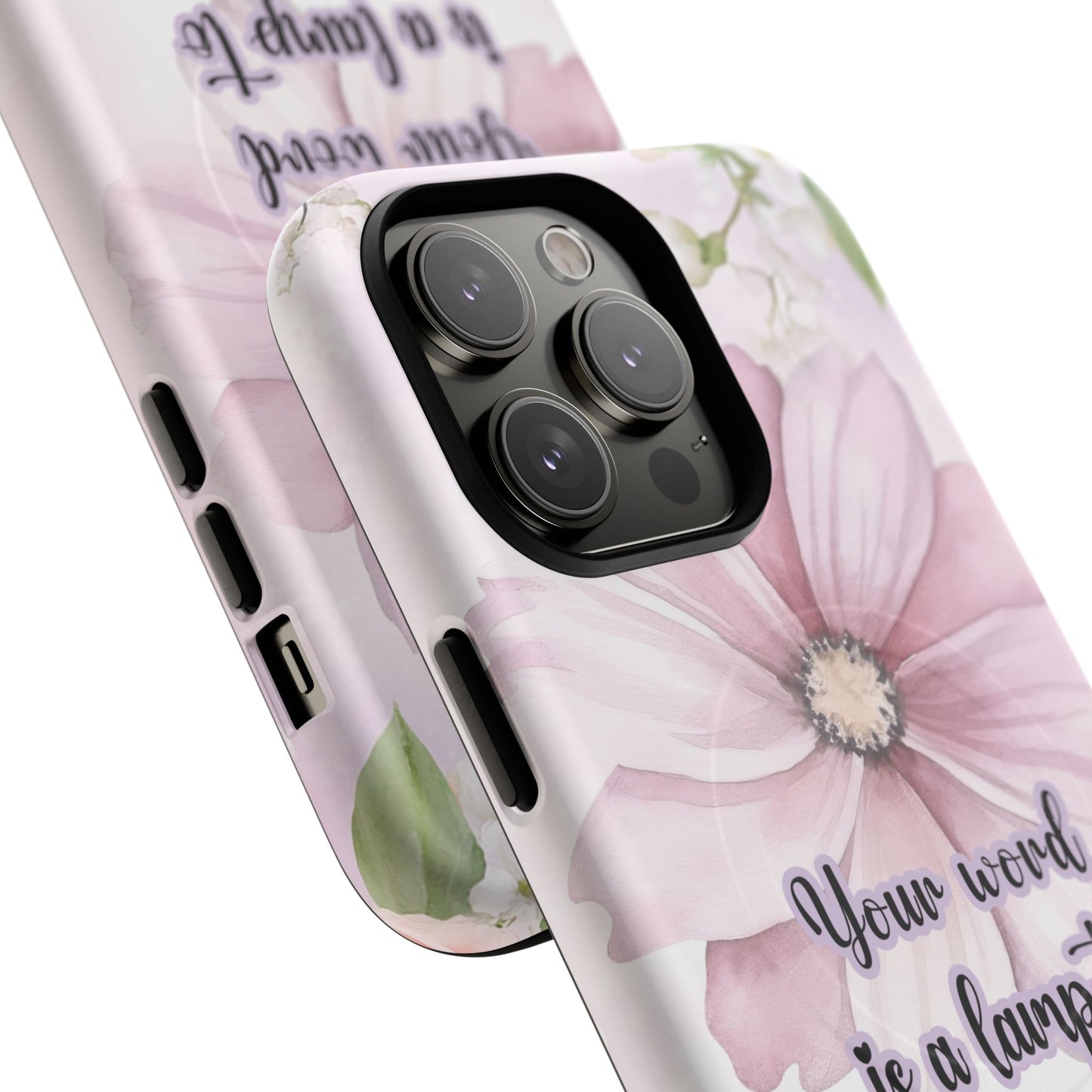 Your Word is a Lamp to My Feet Psalm 119:105 | Inspirational Gift, Tough iPhone Magnetic Case | Scripture, Bible Verse, MagSafe® iPhone® Tough Case, iPhone 14, iPhone 15, iPhone 16, Pro, Pro Max, Plus