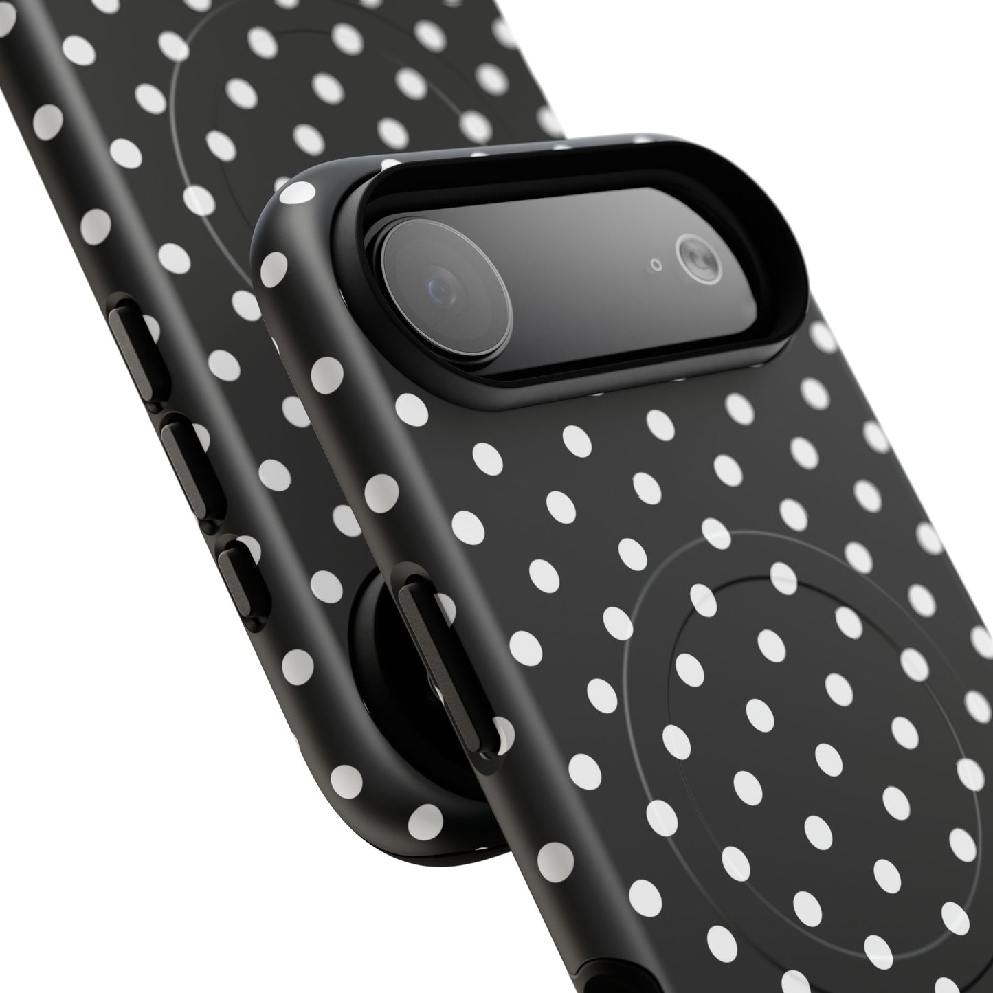 Polka Dot Tough iPhone Magnetic Case, Stylish iPhone Cover for Protection, Unique Gift for Birthdays, Holidays, Tech Lovers