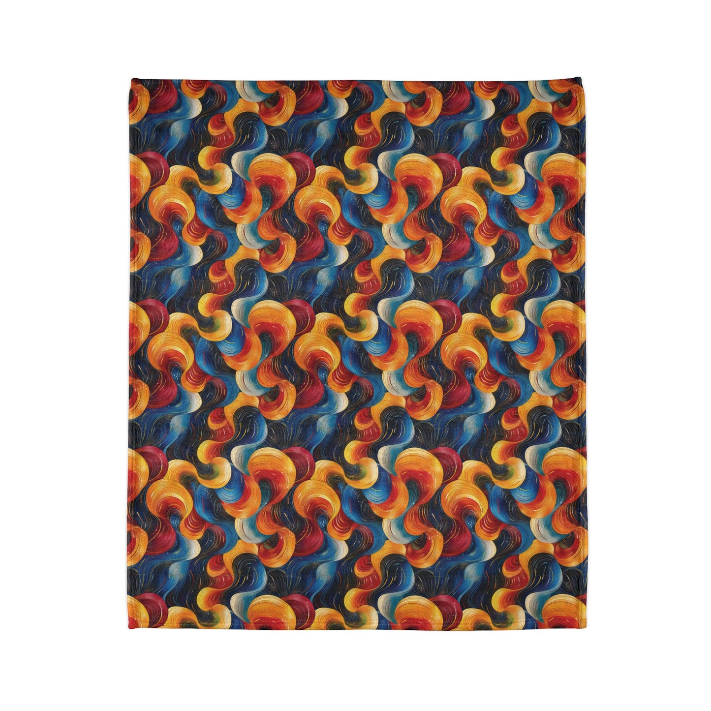 Cosmic Swirl Soft Minky Blanket