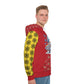 That Ugly Christmas Men's Hoodie with All-Over Print Design - Silky Smooth Polyester Fabric