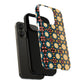 Celestial Spice Tiling Colorful Tough Magnetic iPhone Case, Unique iPhone Cover, Artistic Mobile Shell, Durable Design Accessory, Trendy Gift Idea, MagSafe® iPhone Case.