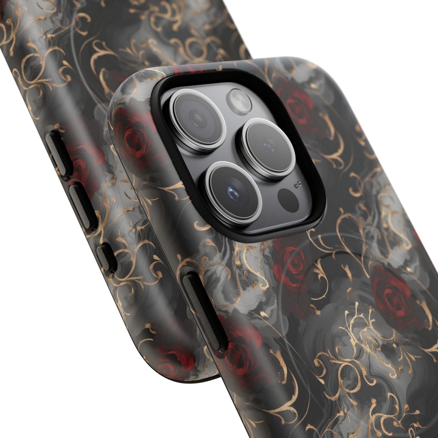 Elegant Floral Tough iPhone Magnetic Cases, iPhone Protection, Unique iPhone Covers, Stylish Mobile Accessories, Gift for Her