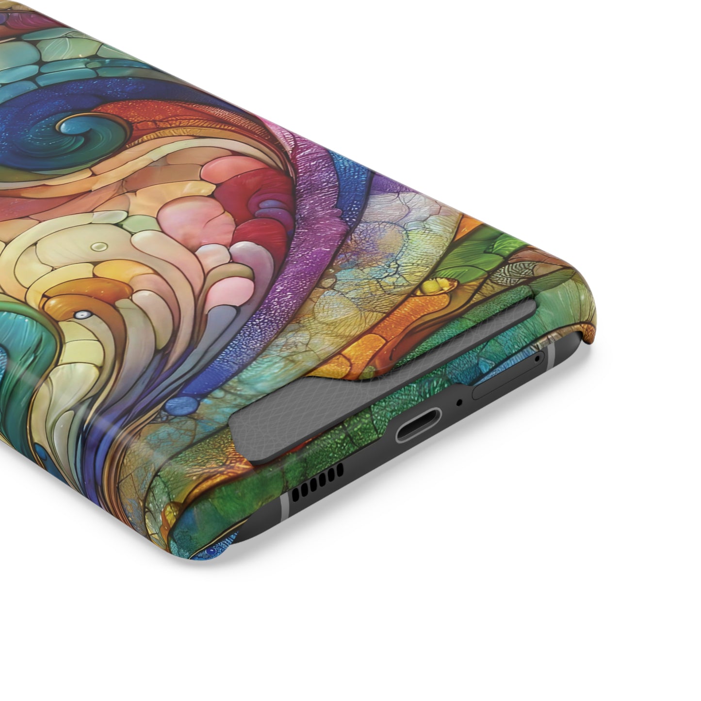 Spiral Spectrum iPhone and Samsung Case Card Holder