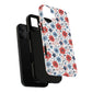 Patriotic Floral Dreams Tough Magnetic iPhone Cases, Durable, Stylish, Gift for Her, Protective Phone Cover, Spring Floral Design