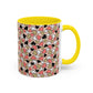 Colorful Heart Pattern Coffee Mug - Perfect Gift for Love & Friendship