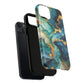 Ocean Quartz Luxe Marble Pattern Tough Magnetic iPhone Case, Phone Accessories, Luxury Gift, Durable iPhone Cover, Unique Design for iPhone Users.
