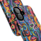 Psychedelic Visions Colorful Art iPhone Case - Tough Cases with Vibrant Abstract Design