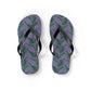 Purple Tropical Bliss Flip Flops