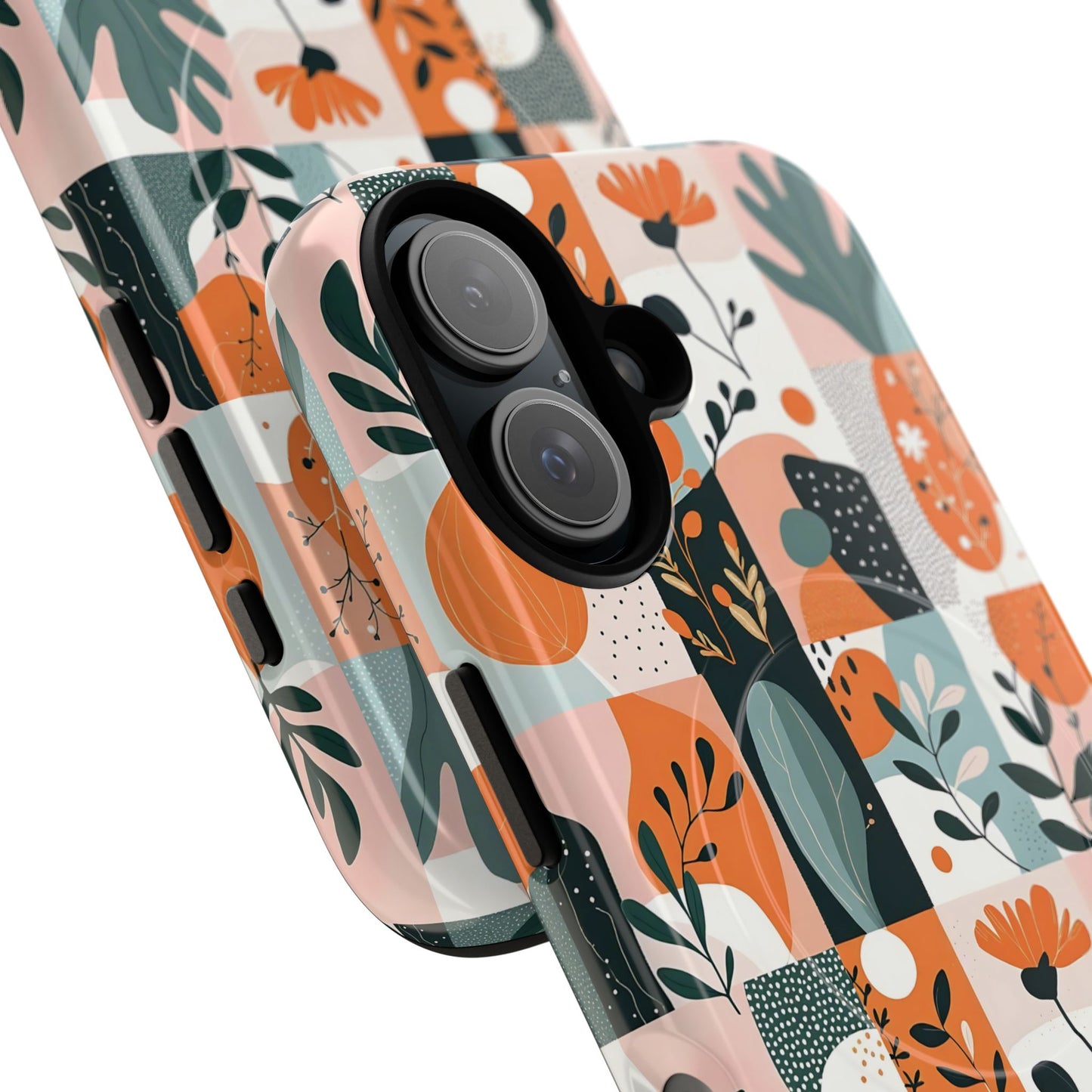 Botanical Bliss Tough Magnetic Phone Case, Durable Phone Cover, Gift for Her, Stylish Tech Accessory, Fall Vibes, Trendy Mobile Case