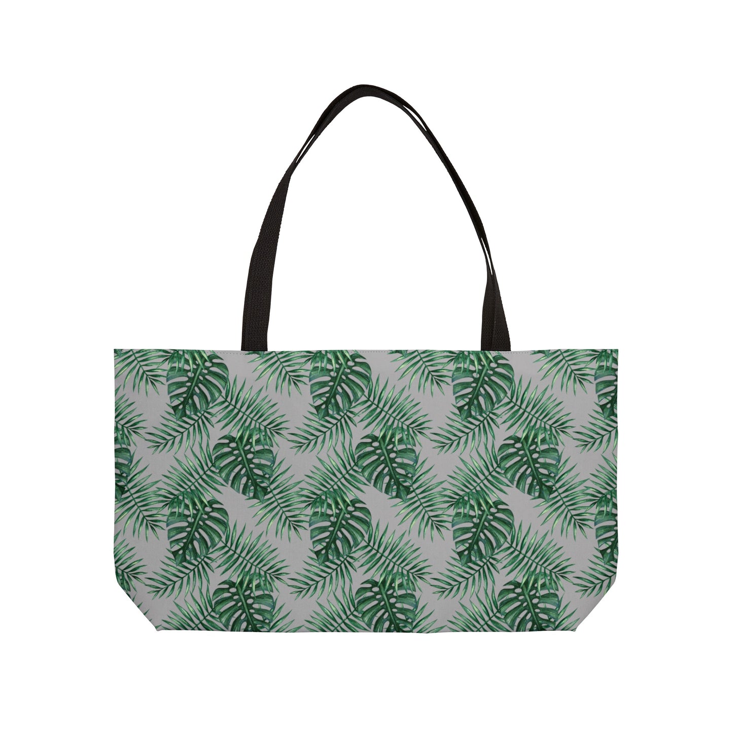 Tropical Bliss Grey Weekender Tote Bag