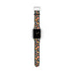 Whimsical Feline Garden Print Watch Band for Apple Watch - Cute Animal Design.