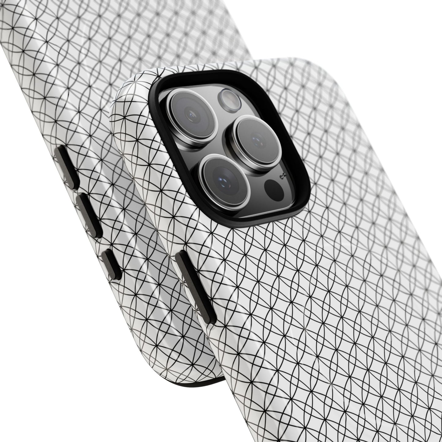 Personalized Geometric Phone Case, Stylish Tough Magnetic Cases, Unique Protection, Trendy Gift for Tech Lovers, Modern Mobile Accessory