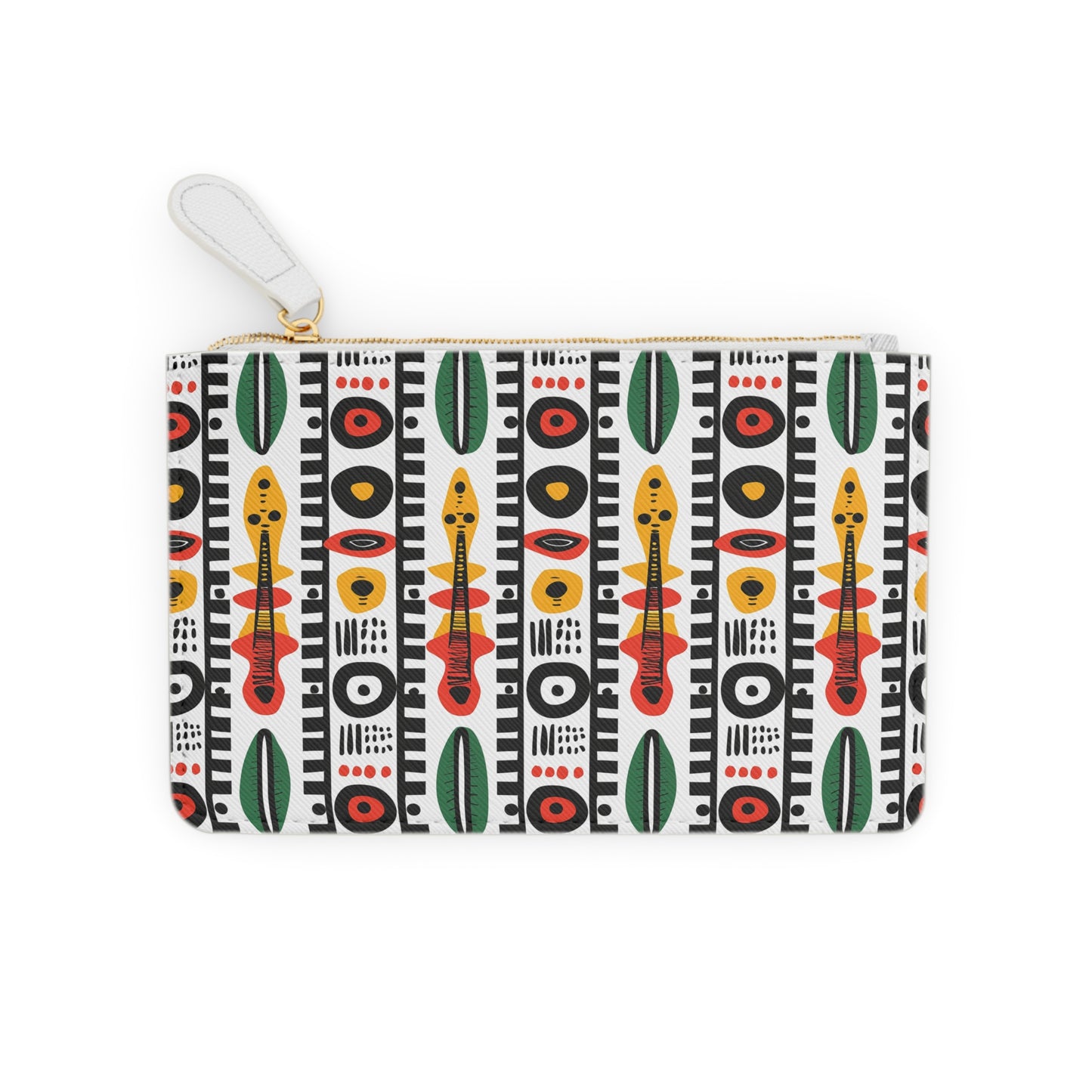 Afrobeat Harmony Bohemian Mini Clutch Bag - Colorful Tribal Pattern