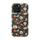 Blossom Elegance: Noir Garden Magnetic Tough iPhone Cases