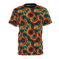 Rainbow Swirl Tie and Dye Unisex Tee (AOP)