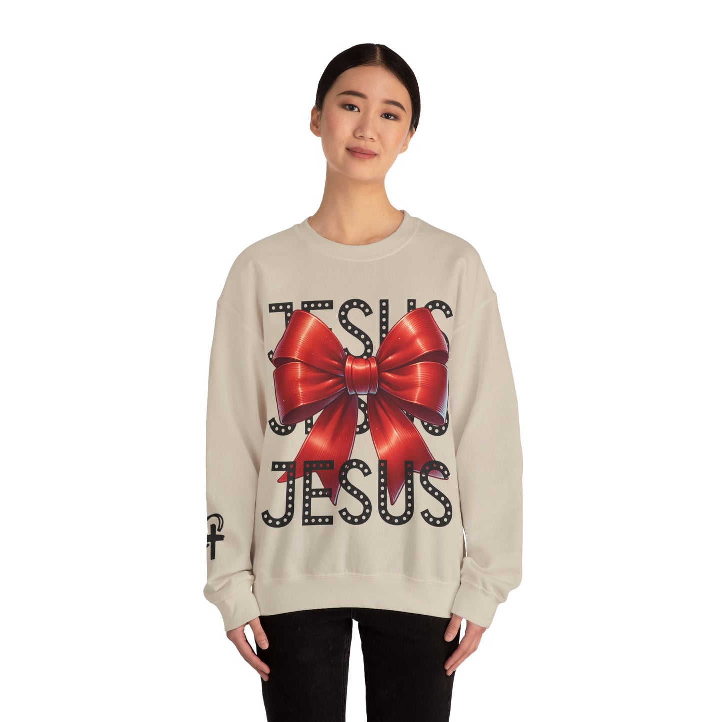 JESUS Unisex Heavy Blend™ Crewneck Sweatshirt.