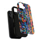 Psychedelic Visions Colorful Art iPhone Case - Tough Cases with Vibrant Abstract Design
