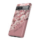 Personalized Cherry Blossom Tough Phone Case — Pink Floral Protective Case for Samsung & Google