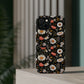 Blossom Elegance: Noir Garden Magnetic Tough iPhone Cases