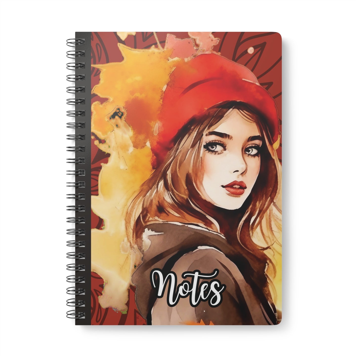 Artistic A5 Softcover Notebook, Artistic Notebook, Gift for Students, Note-taking Journal, Creative Writing Pad, Sketchbook.