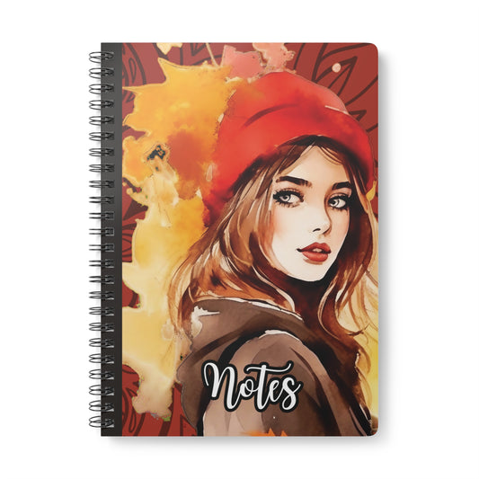 Artistic A5 Softcover Notebook, Artistic Notebook, Gift for Students, Note-taking Journal, Creative Writing Pad, Sketchbook.