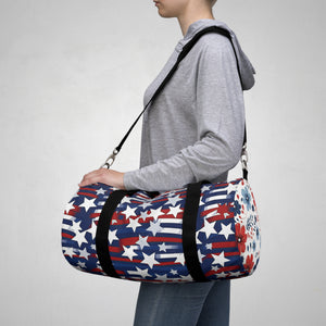 Patriotic Waves Duffel Bag