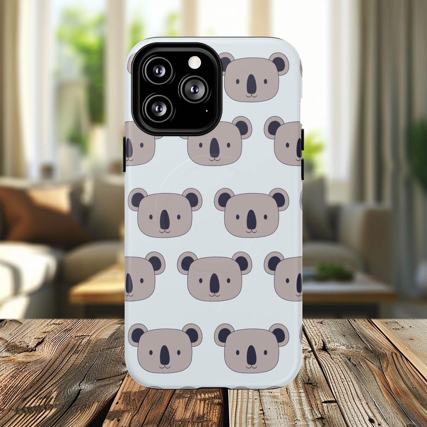 Cute Koala iPhone Case, Tough Magnetic iPhone Cases, Funny Animal Cases, Unique Gifts for Animal Lovers, Cute Phone Accessories, Birthday Gift