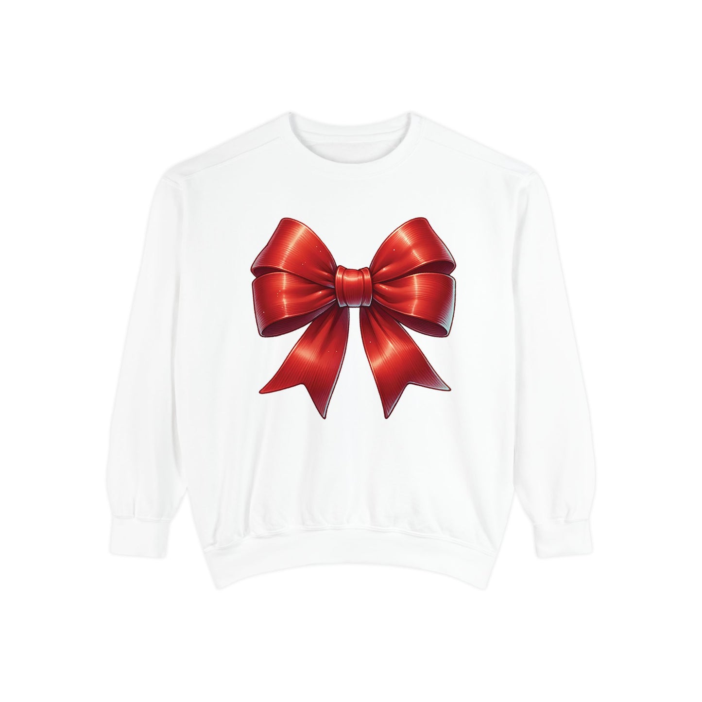 Bow Charm Valentines Unisex Comfort Colors Garment-Dyed Sweatshirt