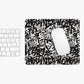 Urban Graffiti Mouse Pad - Stylish Desk Accessory for Creative Spaces