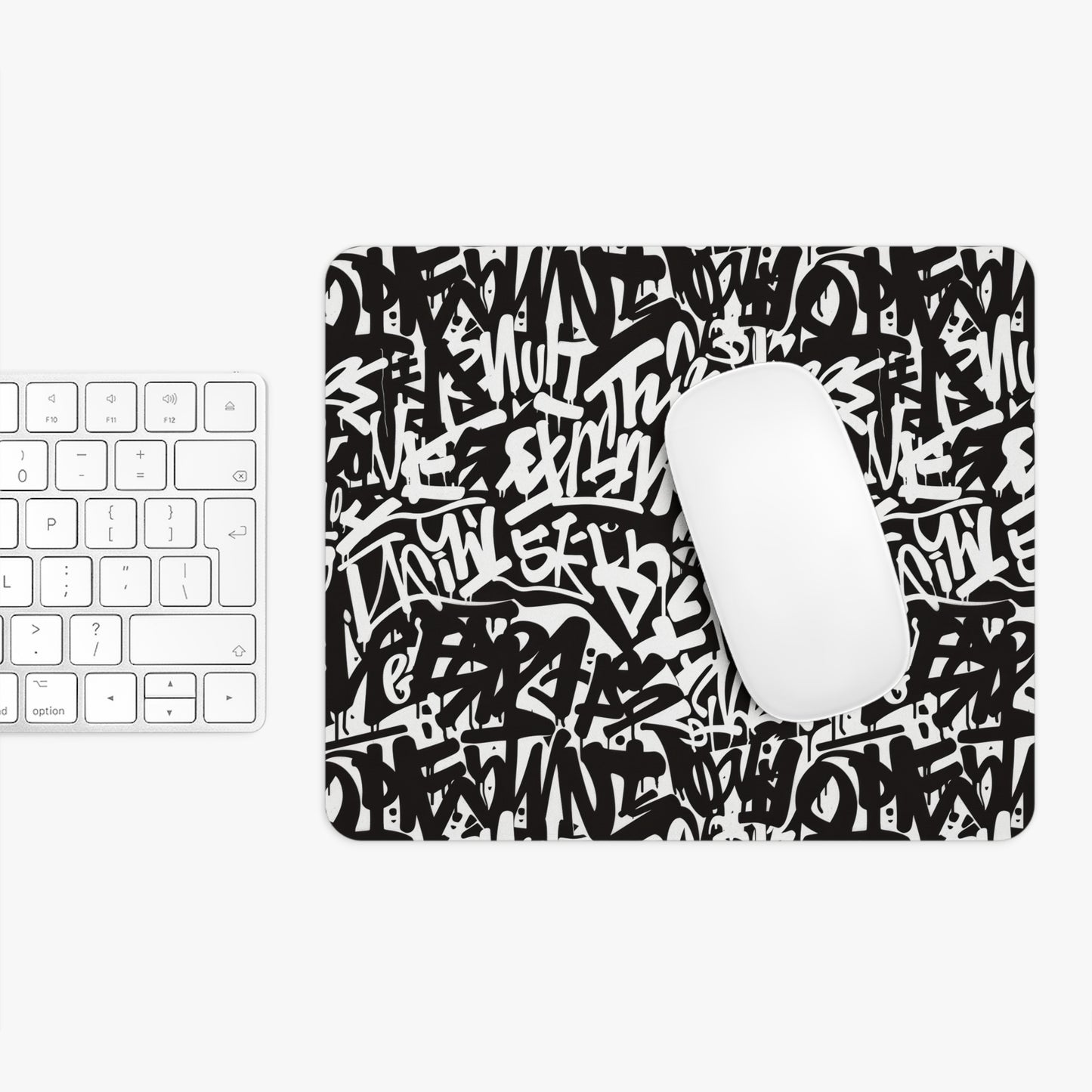 Urban Graffiti Mouse Pad - Stylish Desk Accessory for Creative Spaces