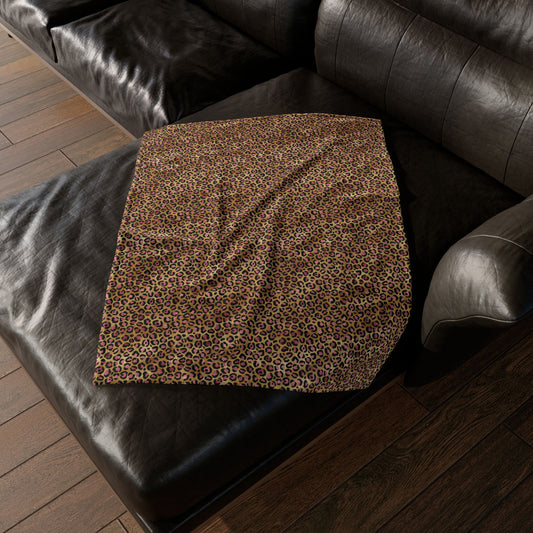 Leopard Luxe Soft Minky Blanket