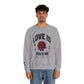 You and Me Unisex Heavy Gildan Blend™ Crewneck Sweatshirt.