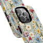Meadow Whispers Tough iPhone Magnetic Case, Durable iPhone Protection, MagSafe Compatibility Phone Gift for Her, Spring Vibes, Modern Floral Design, Unique Gift Idea
