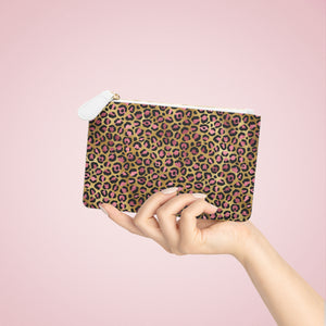 Trendy Leopard Luxe Print Mini Clutch Bag - Stylish and Functional Accessory