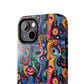 Psychedelic Visions Vibrant Art iPhone and Samsung Phone Case - Stylish Tough Case for Artists & Creatives.