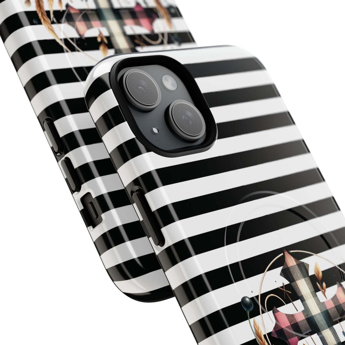 Striped in His Glory iPhone Case, Tough Magnetic Phone Protector, MagSafe iPhone Cover, Durable Case for Everyday Use, Gift for Nature Lovers, Vibrant Design.