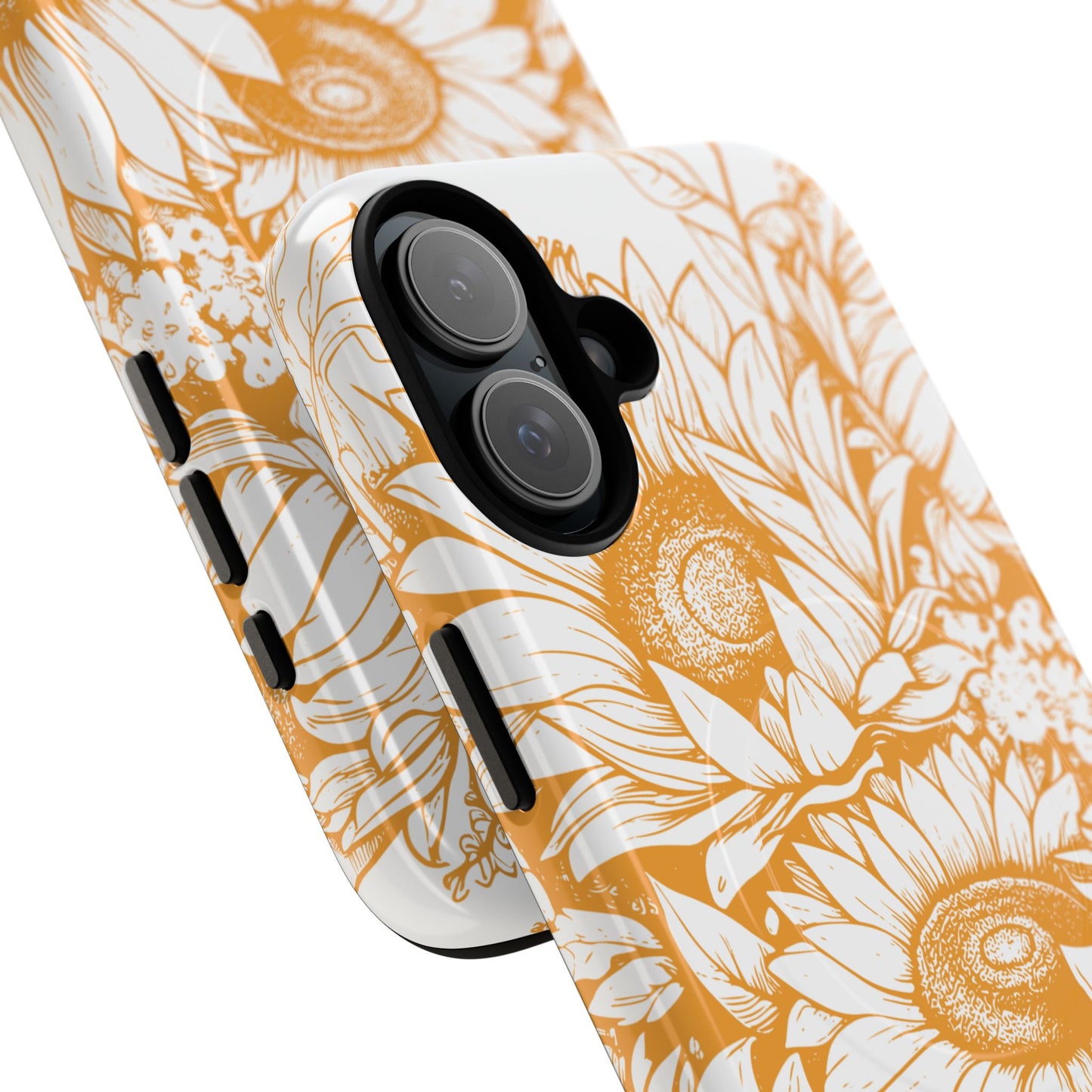 Loved John 3:16, Inspirational Gift, Tough iPhone Magnetic Case Scripture, Sunflower Bible Verse, MagSafe® iPhone® Tough Case, iPhone 14, iPhone 15, iPhone 16, Pro, Pro Max, Plus