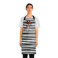 Striped Love You Grilling Apron with Tie Straps (AOP).