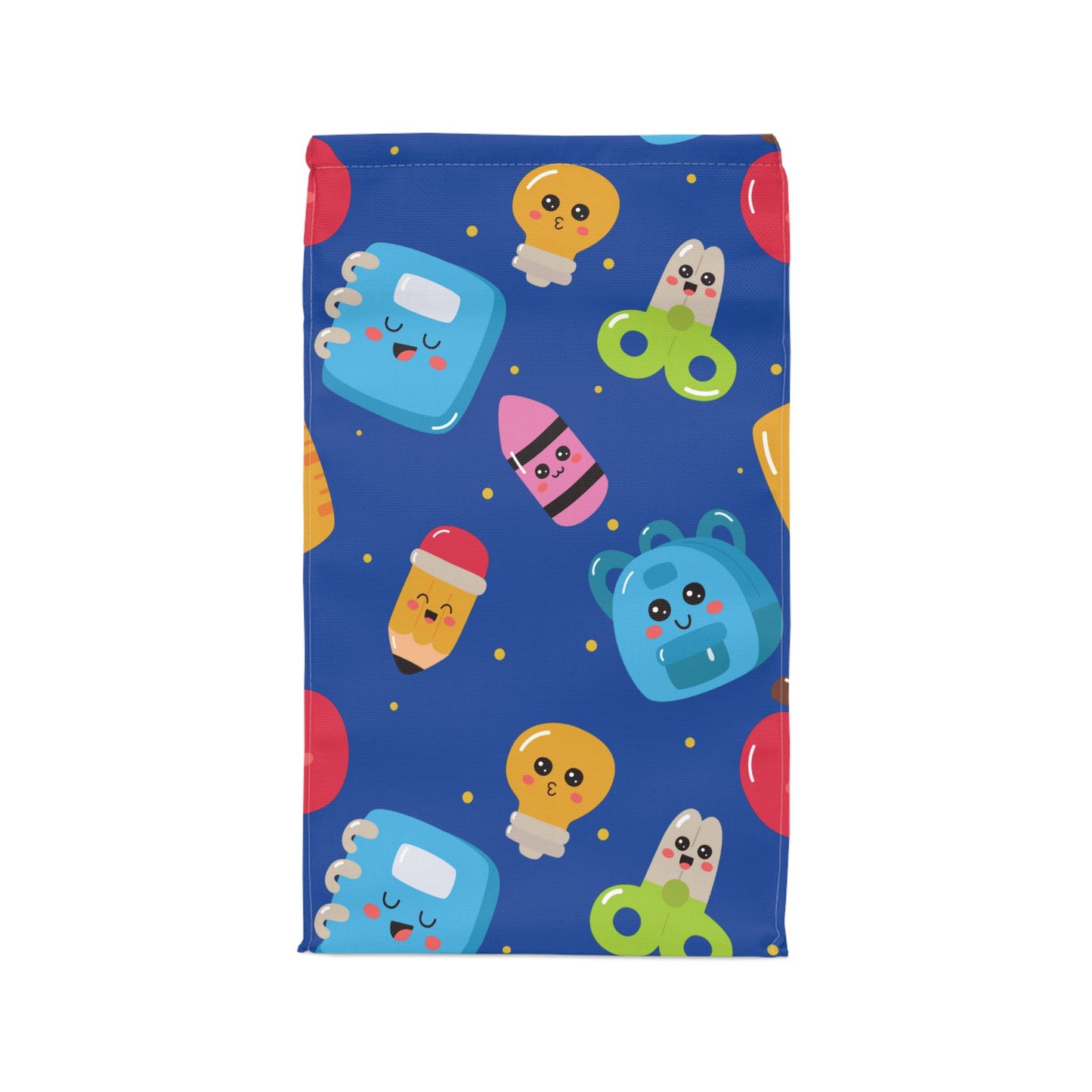 Custom Blue Kawaii Composition Book Inspired Stylish Polyester Lunch Box for Kids - Perfect for School, Picnics, or Snacks | Personalized ABC Design, Back to School, Family [...]