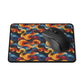 Cosmic Swirl Colorful Wave Non-Slip Gaming Mouse Pad - Perfect for Gamers and Home Offices.