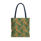 Brown Tropical Bliss Tote Bag