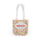 Personalized Doodle Daydream Composition Book Inspired Canvas Tote Bag with Colorful Straps, Cute School Bag, Eco-Friendly Tote, Back to School Shopping Bag, Teacher Gift Idea