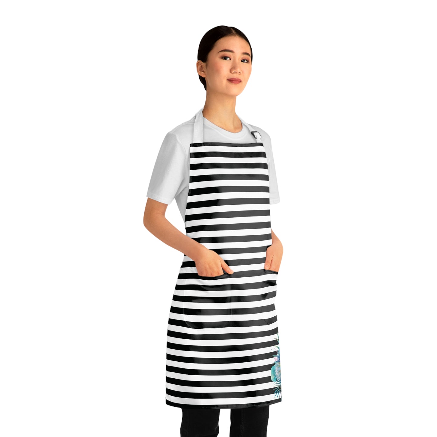 Grilling Apron with Personalized All-Over Print Design