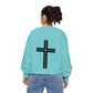 GOD is LOVE Unisex Comfort Colors Garment-Dyed Sweatshirt