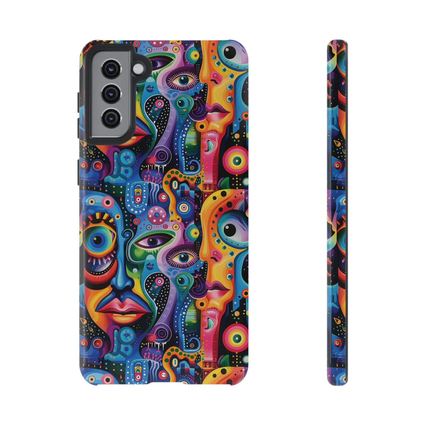 Psychedelic Visions Vibrant Art Google Pixel, iPhone and Samsung Phone Case - Tough Cases for Creative Souls